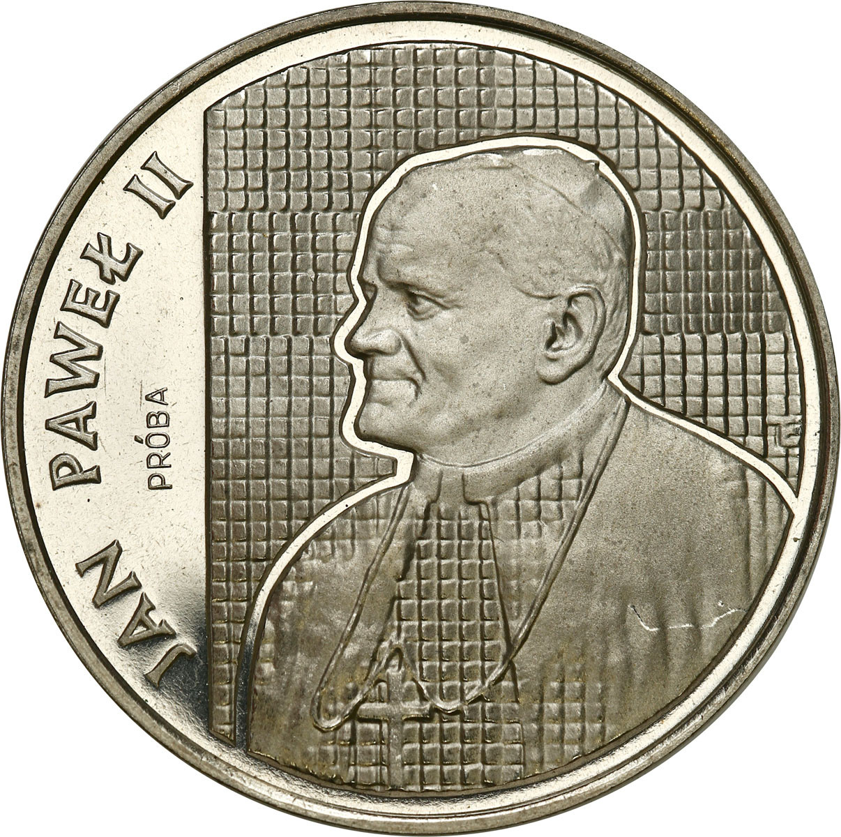 PRÓBA Nikiel 10.000 złotych 1989 Jan Paweł II